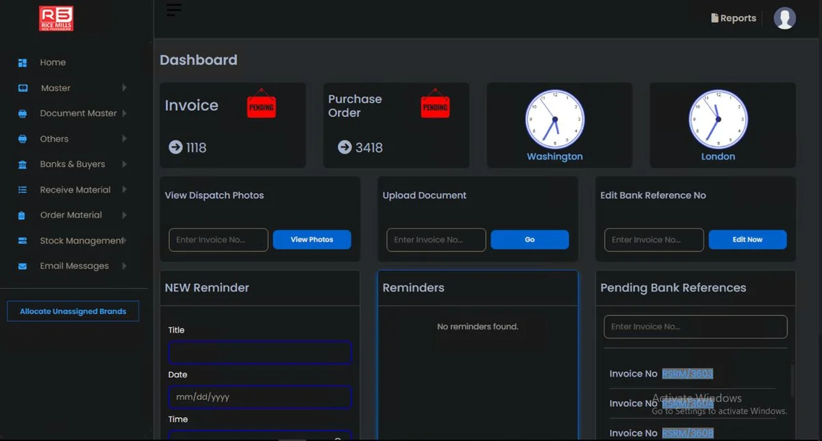 Point Of Sale screenshot built by Veenus Mind Media